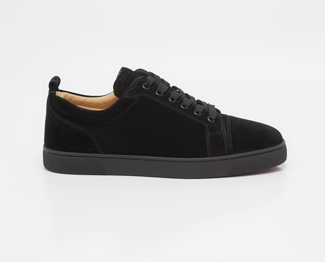 Black sneakers reference photograph