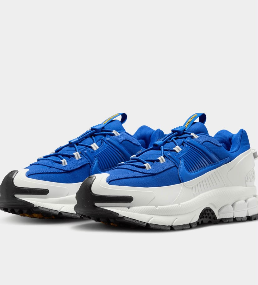 Blue sneakers reference photograph